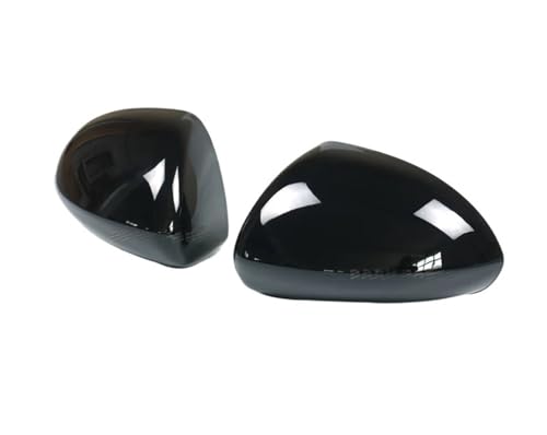 EUETVEXERK Türspiegelabdeckungen Kappen Gehäuse Passend for Opel Corsa D & E 2006-2020 Auto-Rückspiegel(Gloss Black Pair) von EUETVEXERK