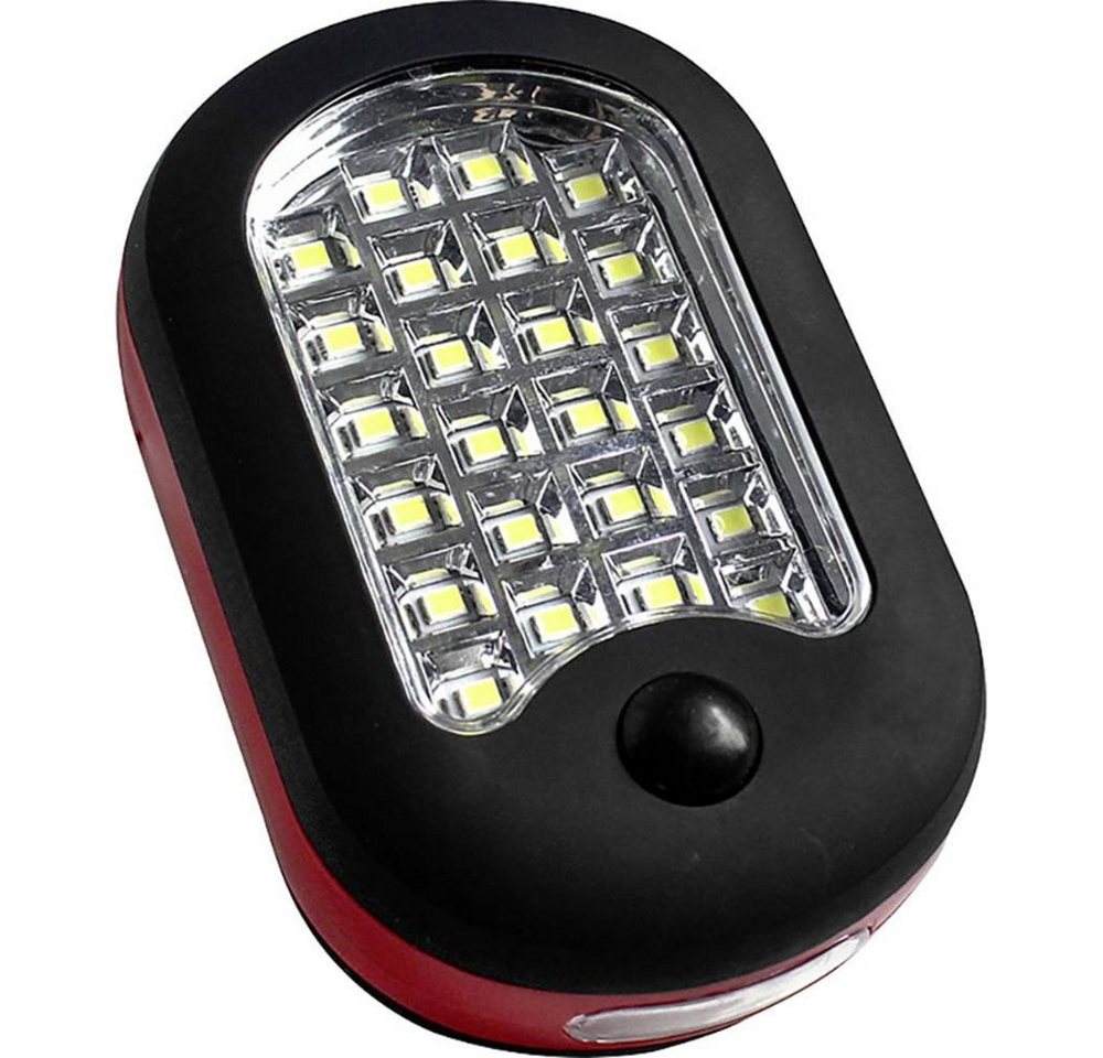 EUFAB Arbeitsleuchte Taschenlampe mit 24 SMD und 3 LED mit Magnet und Haken 13495, Ausziehbarer Halter, Haken zum Hängen, Magnetbefestigung EUFAB Arbeitsleuchte Taschenlampe mit 24 SMD und 3 LED mit Magnet und Haken 13495, Ausziehbarer Halter, Haken zum Hängen, Magnetbefestigung von EUFAB