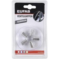 Ventilkappe 5er Set Chrom - Eufab von EUFAB