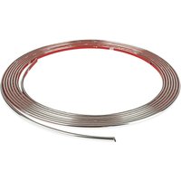 Eufab - Zierleiste universal Chrom 3,65m x 3,5mm Schilderhalter & Aufkleber von EUFAB