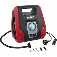 Eufab Kompressor Dual 12/230 V 8,3 bar Auto KFZ Druckluft Elektrische Luftpumpe von EUFAB