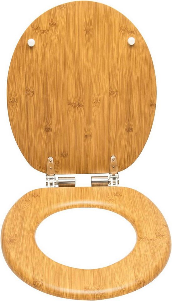 EUGAD WC-Sitz (1-St), Antibakterieller stabile Toilettendeckel für Badinstallationen von EUGAD
