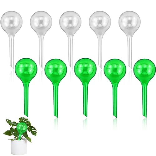 10 Stück Bewässerungskugeln für Pflanzen, 5cm Kleine Gießkugeln, Automatische Bewässerungssystem für Pflanzen, Geeignet zum Pflanzen Bewässerung für Drinnen und Draußen (Transparent & Grün) 10 Stück Bewässerungskugeln für Pflanzen, 5cm Kleine Gießkugeln, Automatische Bewässerungssystem für Pflanzen, Geeignet zum Pflanzen Bewässerung für Drinnen und Draußen (Transparent & Grün) von EUGENEKELLY
