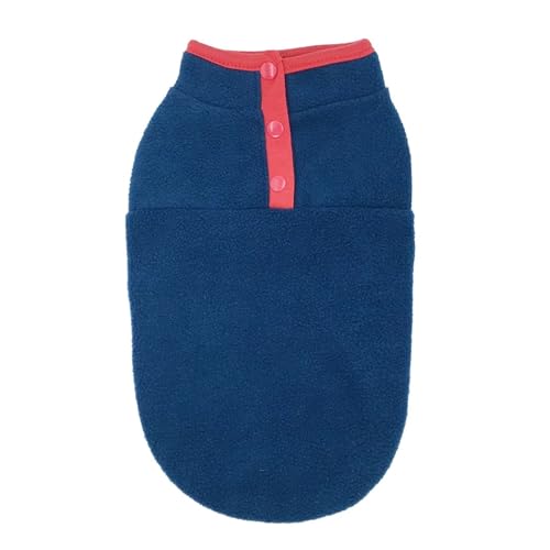 Fleece-Hundekleidung für kleine Hunde, warme Welpenweste für Frühling und Herbst, gemütliche Katzen- und Hundejacke für Shih Tzu, Chihuahua, Französische Bulldogge, Mops, weicher Haustiermantel für von EUIYCBA