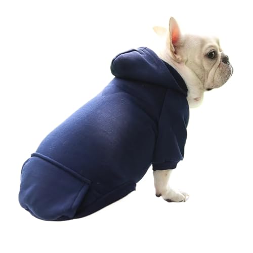 Winter-Kapuzen-Sweatshirt für Hunde, gemütlicher Fleece-gefütterter Welpenmantel für kleine bis mittelgroße Hunde, warmer Haustier-Kapuzenpullover für Chihuahuas, Französische Bulldoggen und Katzen Winter-Kapuzen-Sweatshirt für Hunde, gemütlicher Fleece-gefütterter Welpenmantel für kleine bis mittelgroße Hunde, warmer Haustier-Kapuzenpullover für Chihuahuas, Französische Bulldoggen und Katzen von EUIYCBA