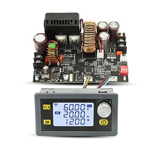 EUKKIC XY6020L CNC Einstellbares Gleichstrom-Netzteil mit Stabilisierter Spannung Konstantes Spannungs- und Strom-AbwäRtsmodul, B von EUKKIC