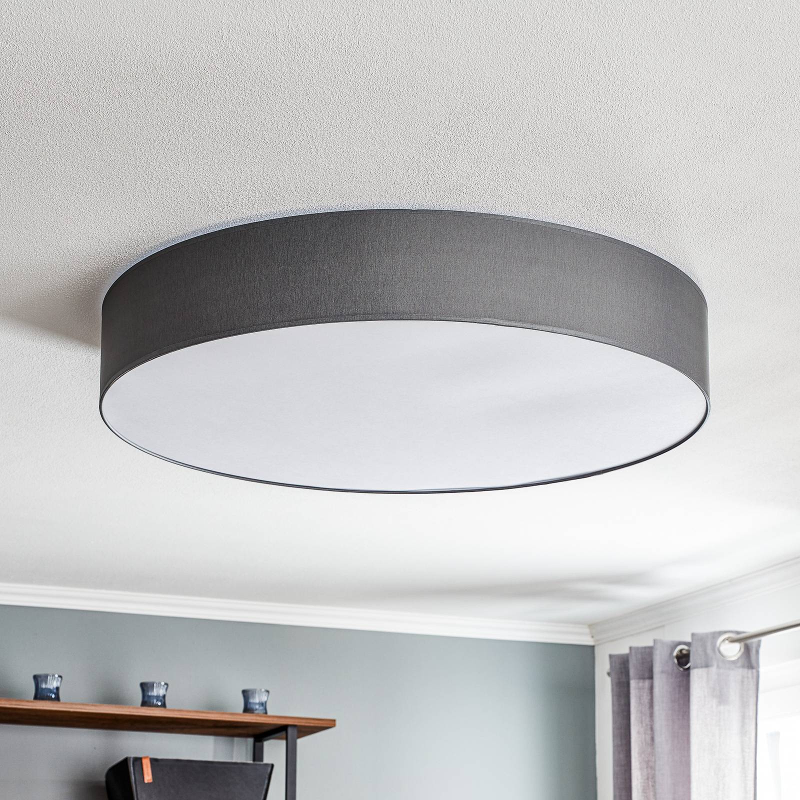 Deckenleuchte Rondo, grau Ø 80cm von TK Lighting