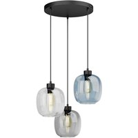 [GEBRAUCHT] B-Ware Euluna Hängeleuchte Elio Hängeleuchte Lampe Leuchte E27 Dreiflammig Blau Kl169 von EULUNA