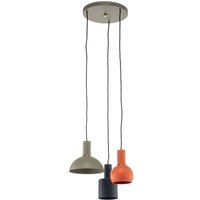 [GEBRAUCHT] B-Ware Euluna Hängeleuchte Selma Dreiflammig Grün Rot Blau Deckenlampe Pendelleuchte E2 von EULUNA