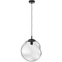 [GEBRAUCHT] Euluna Glas Hängeleuchte Sol Wohnzimmerlampe Pendelleuchte E27 Schwarz Rauchg596 B-Ware von EULUNA