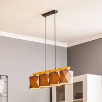 [GEBRAUCHT] Euluna Hängeleuchte Hängelampe Pendelleuchte Fano Holz Textil Vierflammig E27 B-Ware von EULUNA