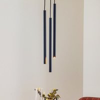 [GEBRAUCHT] Euluna Hängeleuchte Thin Deckenleuchte Pendelleuchte Leuchte 3 Flammig Schwarz B-Ware von EULUNA
