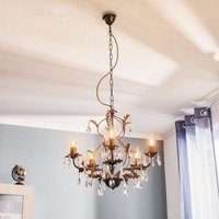 [GEBRAUCHT] Euluna Kronleuchter Teresa Deckenlampe Pendelleuchte Mit Kristallen Fünfflammig B-Ware von EULUNA