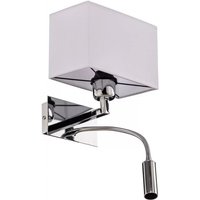 [GEBRAUCHT] Euluna Wandleuchte Harry Wandlampe Wandlicht Lampe quadratisch chrom/chrom/weiß von EULUNA