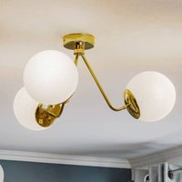 [NEUWERTIG] B-Ware Euluna Deckenlampe Deckenlampe Lampe Leuchte Hängend Tuse Dreiflammig Messing von EULUNA