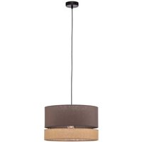 [NEUWERTIG] B-Ware Euluna Levo Hängeleuchte Pendelleuchte Lampe Jute Schwarz ø 40 Cm Esszimmer E27 von EULUNA