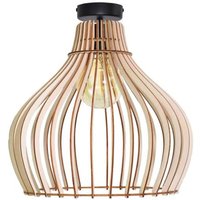 [NEUWERTIG] Euluna Deckenlampe Barrel Deckenlampe Hängeleuchte Leuchte Hängend Schirm Holz B-Ware von EULUNA