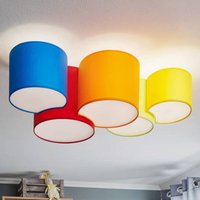 [NEUWERTIG] Euluna Deckenlampe Mona Fünfflammig, Deckenlampe Lampe Leuchte E27 Multicolor B-Ware von EULUNA