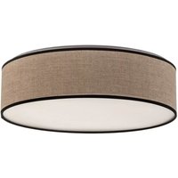[NEUWERTIG] Euluna Deckenlampe Tubo Deckenleuchte Hängeleuchte Textilschirm E27 Beige ø 48cm B-Ware von EULUNA