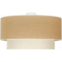 [NEUWERTIG] Euluna Deckenleuchte Boho Jute Naturbraun Weiß ø 60 Cm Deckenlampe Lampe Leuchte B-Ware von EULUNA