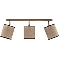 [NEUWERTIG] Euluna Deckenstrahler Tubo Deckenlampe Hängeleuchte Kiefernholz Beige 3 Flammig B-Ware von EULUNA