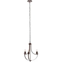 [NEUWERTIG] Euluna Gina Kronleuchter In Braun Dreiflammig Leuchte Lampe E27 Deckenlampe Spot B-Ware von EULUNA