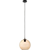 [NEUWERTIG] Euluna Hängelampe Ball Hängeleuchte Leuchte E27 Glas Kugelschirm Hellbraun ø25cm B-Ware von EULUNA