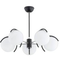 [NEUWERTIG] Euluna Hängeleuchte Avista In Schwarz Glaskugeln Weiß Hängelampe Lampe Leuchte B-Ware von EULUNA