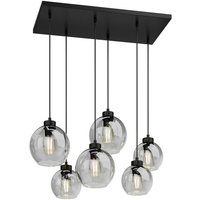 [NEUWERTIG] Euluna Hängeleuchte Cubus Hängelampe Lampe Leuchte Sechsflammig E27 Glas Grap136 B-Ware von EULUNA