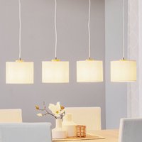[NEUWERTIG] Euluna Hängeleuchte Hängeleuchte Lampe Leuchte Decke Corralee Weiß Vierflammi509 B-Ware von EULUNA