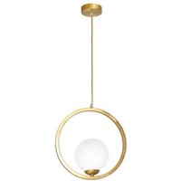 [NEUWERTIG] Euluna Hängeleuchte Hängeleuchte Lampe Leuchte Vienna Opalglas Messing 1 Flam918 B-Ware von EULUNA