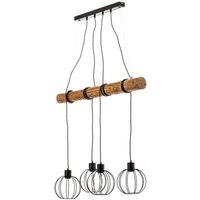 [NEUWERTIG] Euluna Hängeleuchte Karou Deckenlampe Pendelleuchte E27 4 Flammig Braun Gebeizt B-Ware von EULUNA
