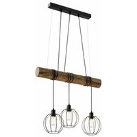 [NEUWERTIG] Euluna Hängeleuchte Karou Deckenlampe Pendelleuchte Lampe Leuchte Holz 3 Flm 370 B-Ware von EULUNA