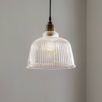 [NEUWERTIG] Euluna Hängeleuchte Leana, Glas Klar Altmessing Hängelampe Lampe Leuchte Spot B-Ware von EULUNA