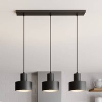[NEUWERTIG] Euluna Hängeleuchte Rif Deckenlampe Lampe Leuchte Linear Dreiflammig E27 Schw892 B-Ware von EULUNA