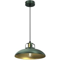 [NEUWERTIG] Euluna Pendelleuchte Felix Deckenlampe Hängeleuchte Lampe E27 Grün Gold 1 F732 B-Ware von EULUNA
