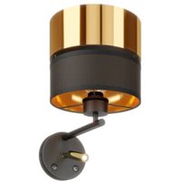 [NEUWERTIG] Euluna Wandleuchte Hilton Schwarz Gold Led Leselicht Wandleuchte Wandlicht 485 B-Ware von EULUNA