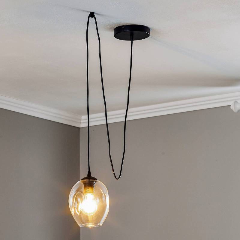 Pendellampe Starla dezentral 1-flg., Glas klar von EMIBIG LIGHTING