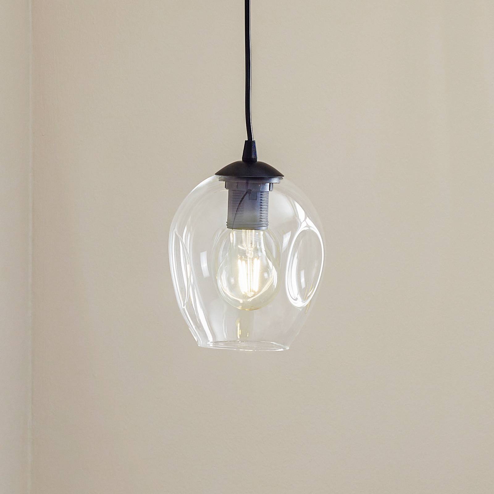 Pendellampe Starla einflammig, Glasschirm klar Pendellampe Starla einflammig, Glasschirm klar von EMIBIG LIGHTING