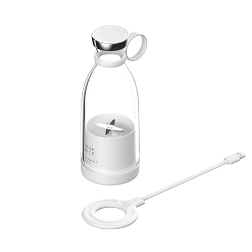 Tragbarer Mini-Mixer, persönlicher Mixer mit USB wiederaufladbar, Mixer Smoothie Makers für Babynahrung, Reisen, Büro, Fitnessstudio (Typ C) von EUNEWR