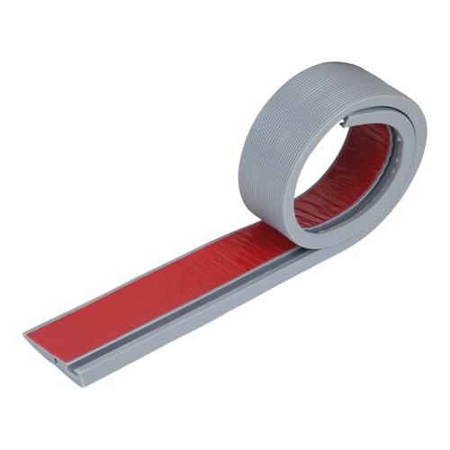 Türschwellenrampe, 90 x 7,5 x 1CM / 1,5CM / 2CM Rollstuhlrampe PVC Schwellenrampe, Türschwellenrampen für Rollstuhl, Rollator oder e Scooter (Grau, 1CM) von EUNEWR