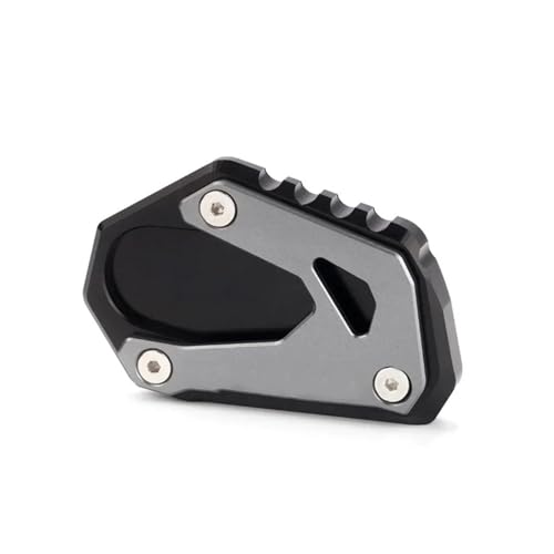 EUQIXMR Motorrad Motorrad Fuß Unterstützung Seite Halterung Erweiterung Expander Unterstützung Platte Pad Für Suzuki GSX-8R GSX8R GSX 8R 2024- Zubehör(Grau) von EUQIXMR