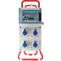 Baustellen-Set Mono 4 Stück 2P+T 230V 16A - IP44 - IK07 mit Halterung Baustellen-Set Mono 4 Stück 2P+T 230V 16A - IP44 - IK07 mit Halterung von EUR OHM