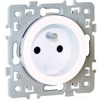Eur'ohm 60260 Steckdose 2P+T Square 1 Posten - 16A - 250V - Weiß von EUR OHM