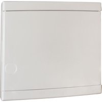 Weiße Tür für Maxi-Schienenkasten (Schloss nachrüstbar) Kasten 13 Module 19005 von EUR OHM