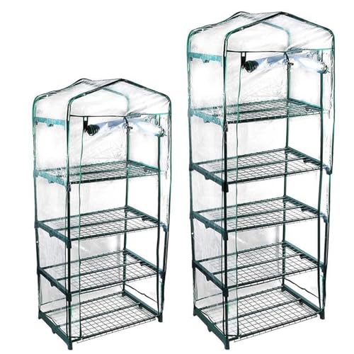 EURDFHY Gewächshausfolie Gewächshausabdeckung Transparente regenfeste 4-lagige PVC-Abdeckung Mini-Gewächshaus-Ersatzabdeckung for Gartenhaus(2layers) von EURDFHY