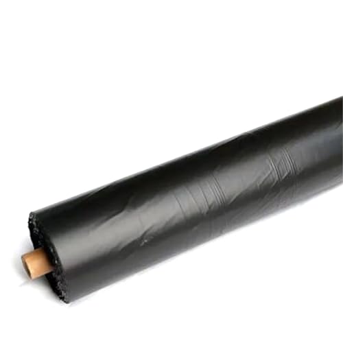 EURDFHY Gewächshausfolie Landwirtschaftliche Schwarze Folie, 0,8 m Breite, verdickte 0,01 mm Kunststofffolie for Gemüsegewächshaus, Erdbeerpflanzenwachstumsfolie(0.8mx40m) von EURDFHY