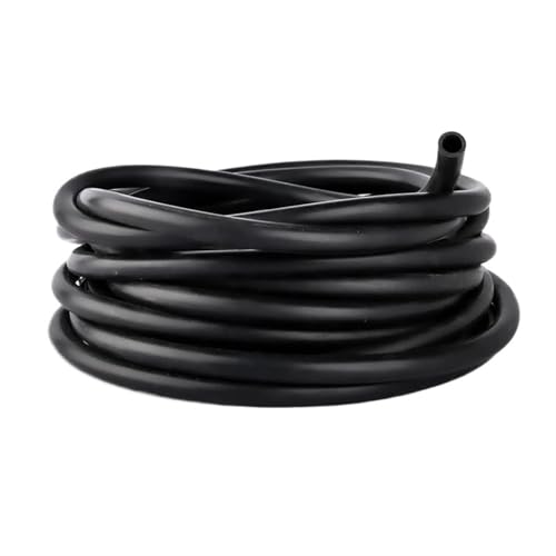 Gummischlauch 2 Meter 1mm 2mm 3,0mm 4mm 5mm 6mm 7mm 8mm 9mm 10mm ID Schwarzer Gummischlauch Flexibles weiches Silikonrohr for Aquarium-Luftpumpe(3x8mm) von EURDFHY