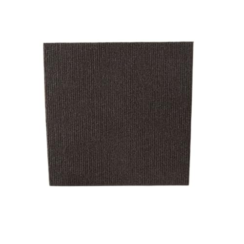 Selbstklebender Teppich 1-32PCS Self Adhesive Carpet Tile Peel Stick Soundproof Office Floor Sticker Splicing Square Mat(Brown,30x30cm 32pcs) von EURDFHY