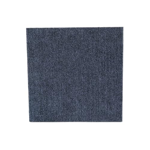 Selbstklebender Teppich 1-32PCS Self Adhesive Carpet Tile Peel Stick Soundproof Office Floor Sticker Splicing Square Mat(Dark gray,30x30cm 12pcs) von EURDFHY